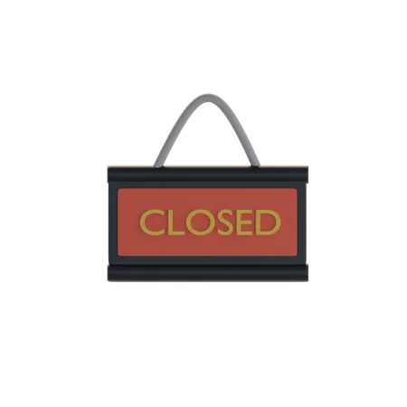 Closed board  3D Icon