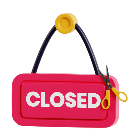 Closed Board  3D Icon