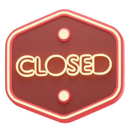 Closed Board  3D Icon