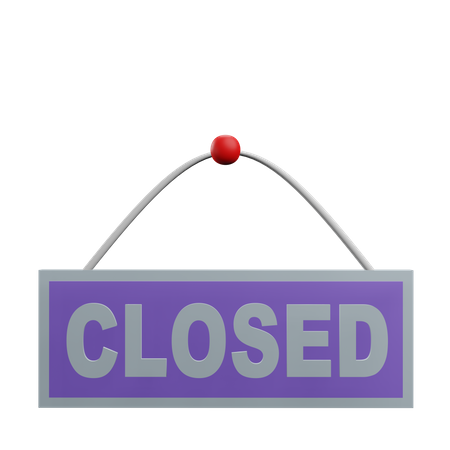 Closed Board  3D Icon