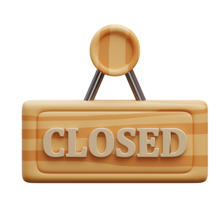 Closed Board  3D Icon