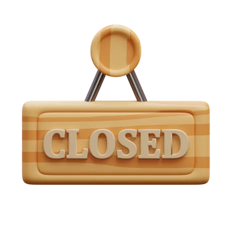 Closed Board  3D Icon