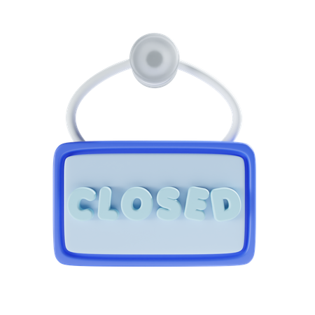 Closed Board  3D Icon