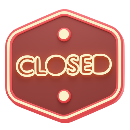 Closed Board  3D Icon