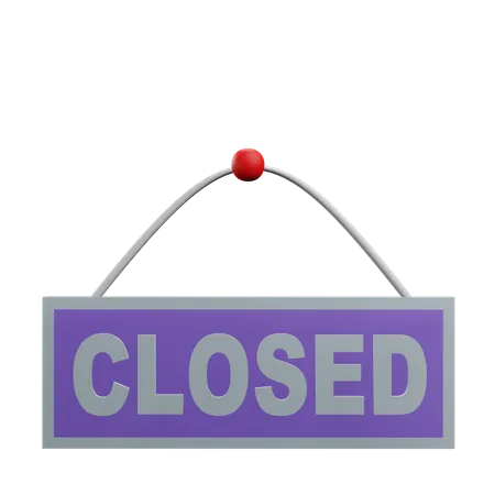 Closed Board  3D Icon