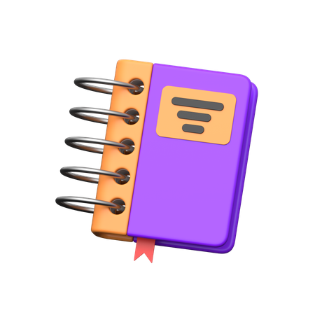 Closed Book  3D Icon