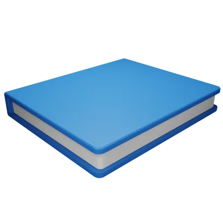 Closed Book  3D Illustration