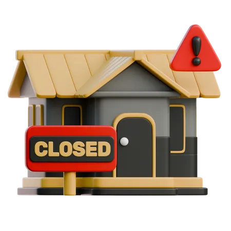 Closed Home  3D Icon