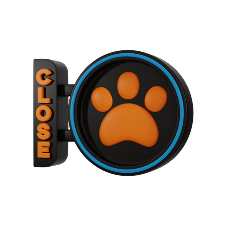 Closed Pet Shop  3D Icon