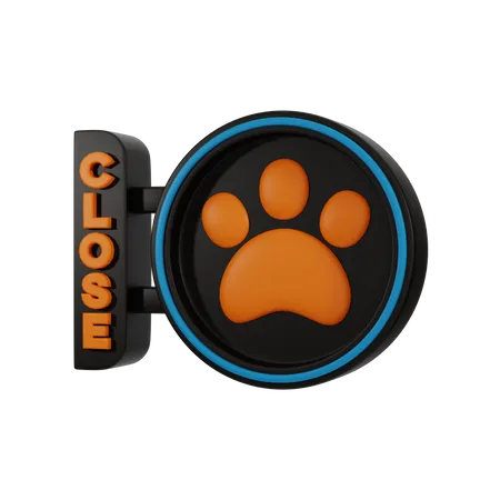 Closed Pet Shop  3D Icon