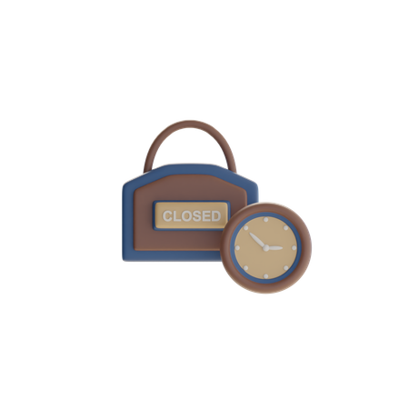 Closed Store  3D Icon