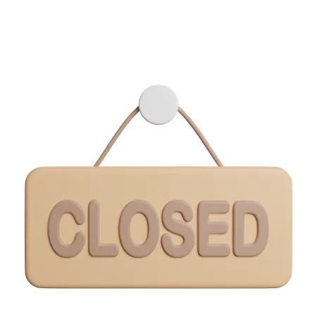 Closed Store  3D Icon