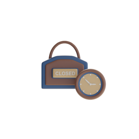 Closed Store  3D Icon