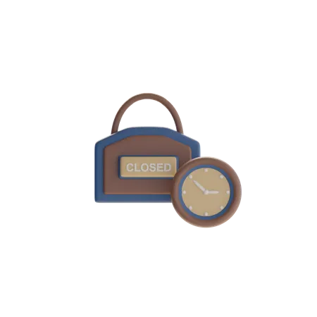 Closed Store  3D Icon