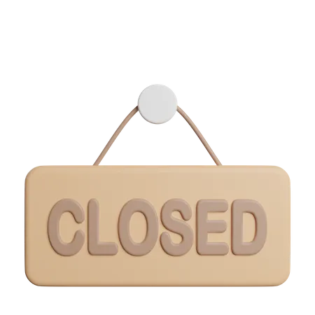 Closed Store 3D Icon