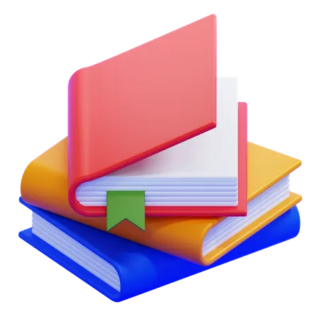 Closed Textbook  3D Icon