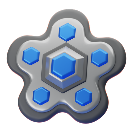 Cloth Brooch  3D Icon