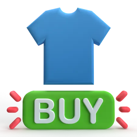 Cloth Buy  3D Icon