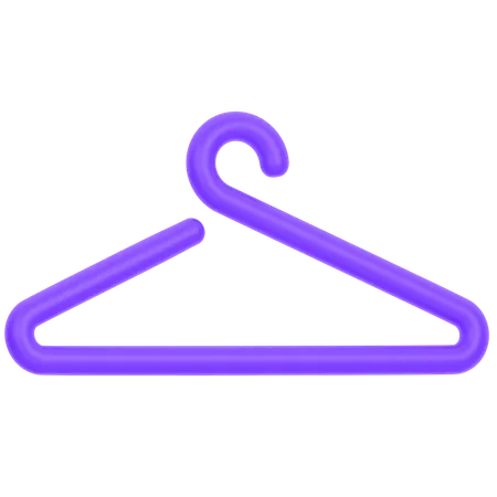 3 D Icon Of A Cloth Hanger 3D Icon