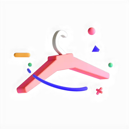 Cloth Hanger  3D Icon