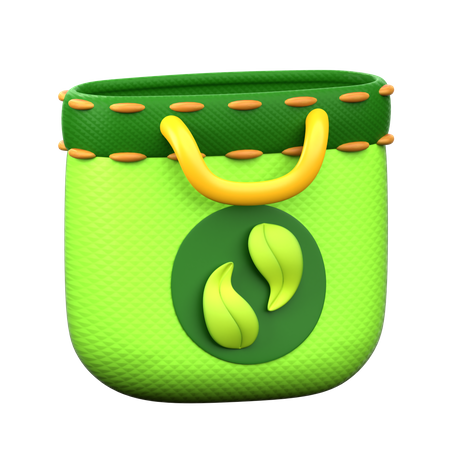 Cloth Shopping Bag  3D Icon