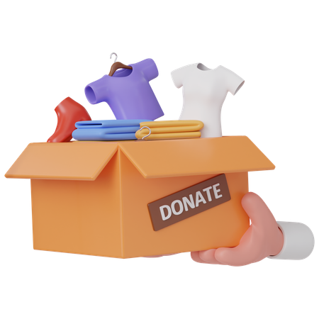Clothe Donation  3D Icon