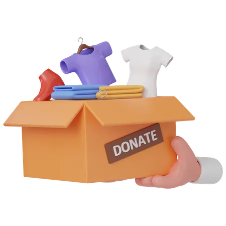 Clothe Donation  3D Icon