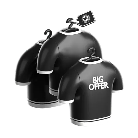 Clothe Offer  3D Icon