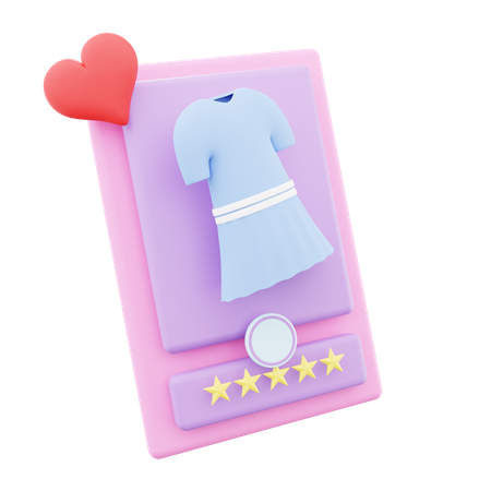 Clothe Rating  3D Icon