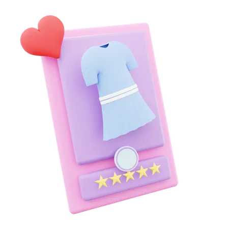 Clothe Rating  3D Icon