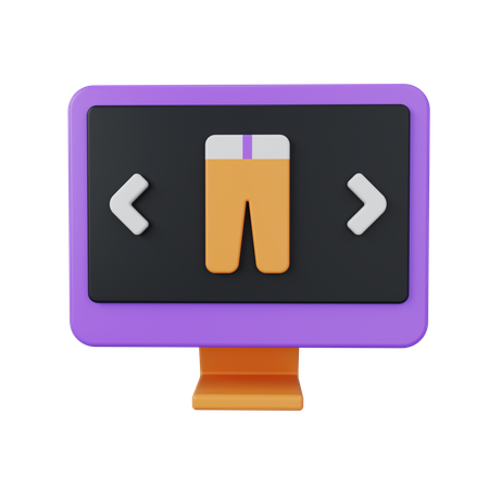 Clothe Shopping  3D Icon