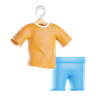 clothes 3d illustration