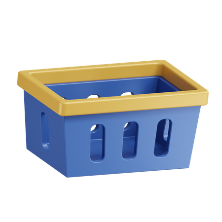 Clothes Basket  3D Icon