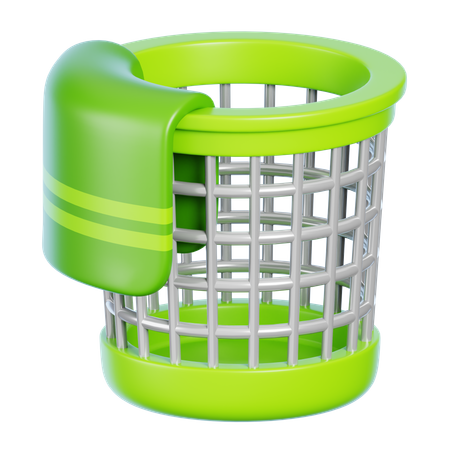 Clothes Bucket  3D Icon