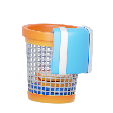 Clothes Bucket  3D Icon