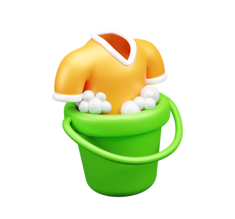 Clothes Cleaning  3D Icon