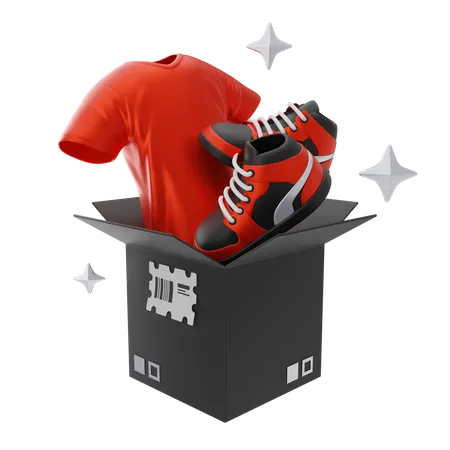 Clothes Delivery  3D Icon