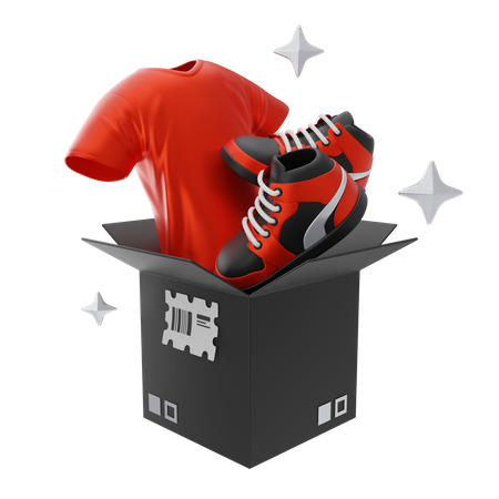 Clothes Delivery  3D Icon