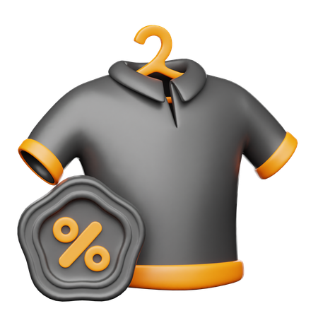 Clothes Discount  3D Icon