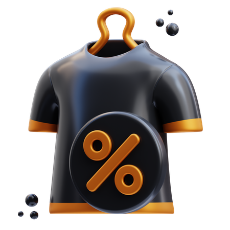 Clothes Discount  3D Icon