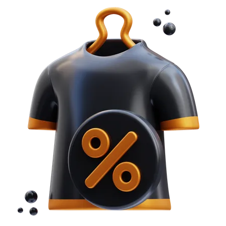 Clothes Discount  3D Icon