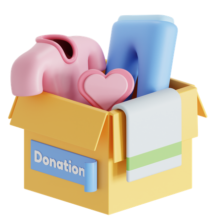 Clothes donation  3D Icon
