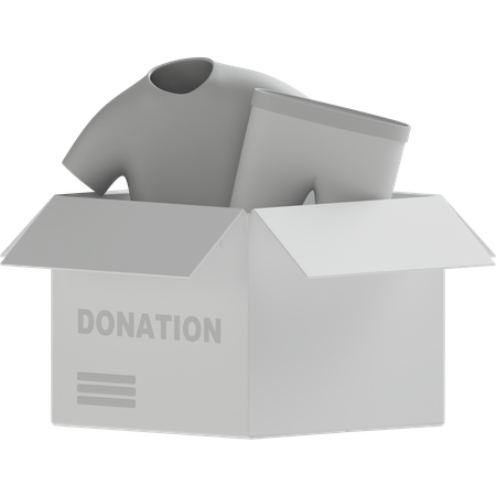 Clothes Donation  3D Icon