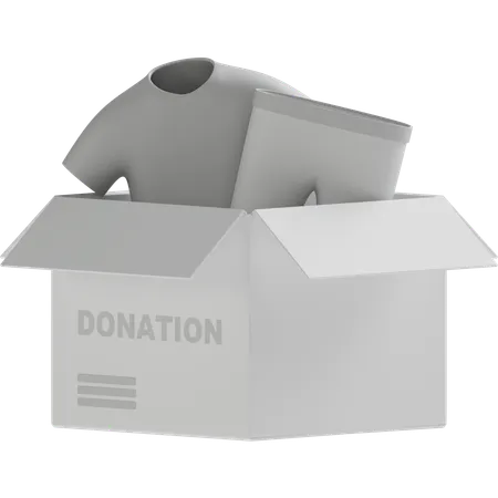 Clothes Donation  3D Icon