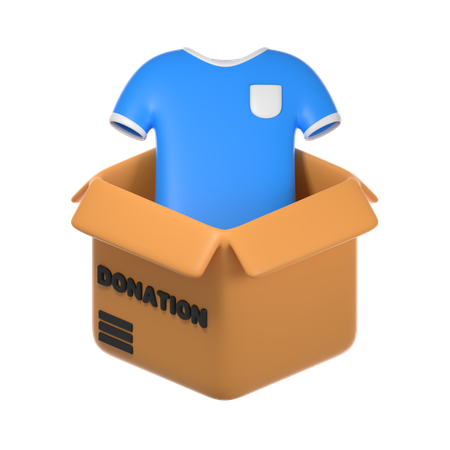 Clothes Donation  3D Icon