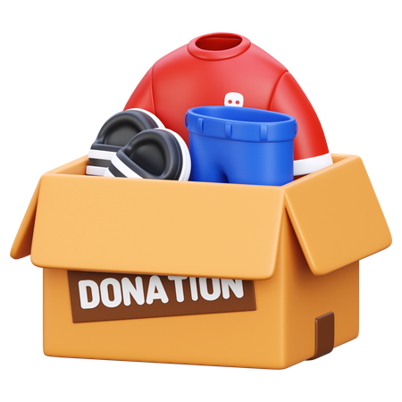 Clothes Donation  3D Icon