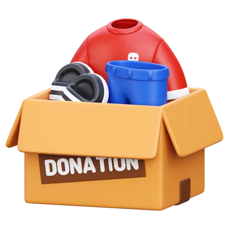 Clothes Donation  3D Icon