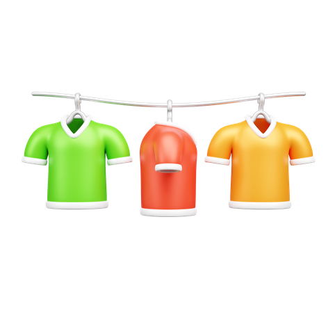 Clothes Drying  3D Icon