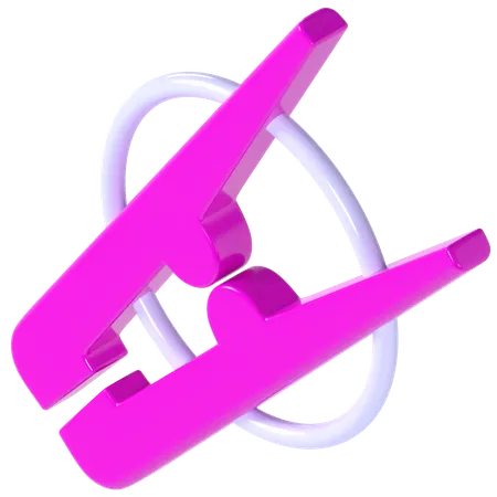 Clothes Peg  3D Illustration