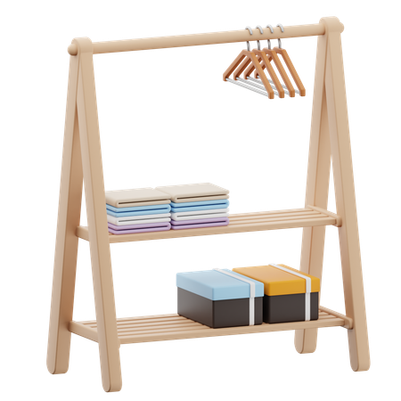 Clothes Rack  3D Icon
